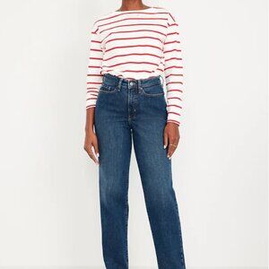 Old Navy Curvy OG Loose Jeans in Medium Blue